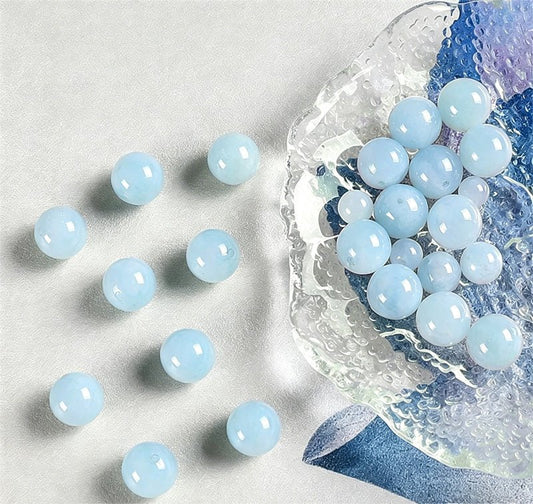 Sunday Fate Creamy Aquamarine — The Stone of Serene Peace & Gentle Courage - Fates