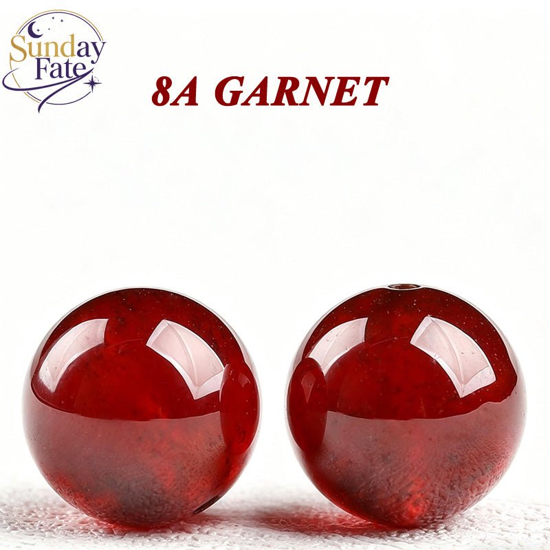 Sunday Fate 8A Garnet — Deep Vitality & Feminine Protection - Fates