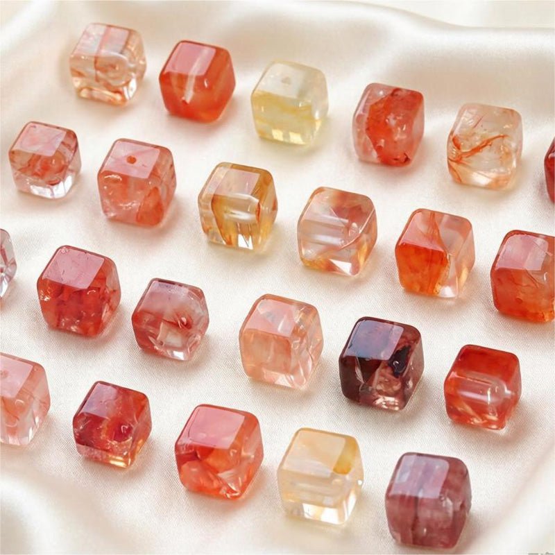 Sunday Fate Geometric Soul - Shaper Collection — Natural Crystal Sugar Cubes, DT Points, Hearts & Fox Beads for Bespoke Intention Jewelry - Fates