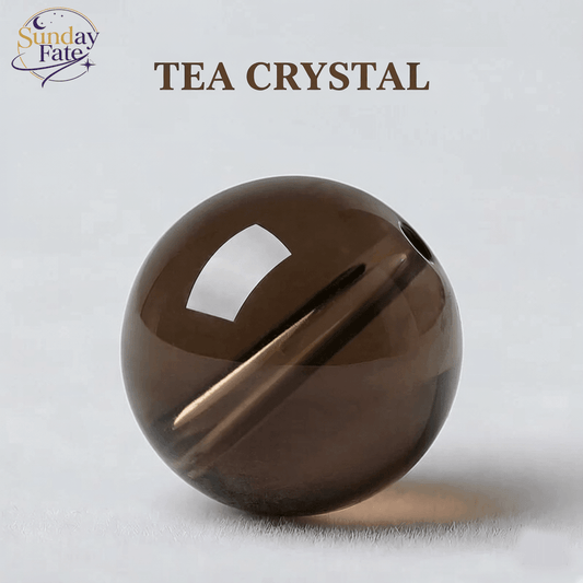 Sunday Fate Natural Translucent Smoky Quartz Bead for Grounding and Stress Relief